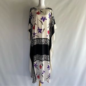 NWT Vintage Ruth Norman for Neiman Marcus Iris Caftan - O/S